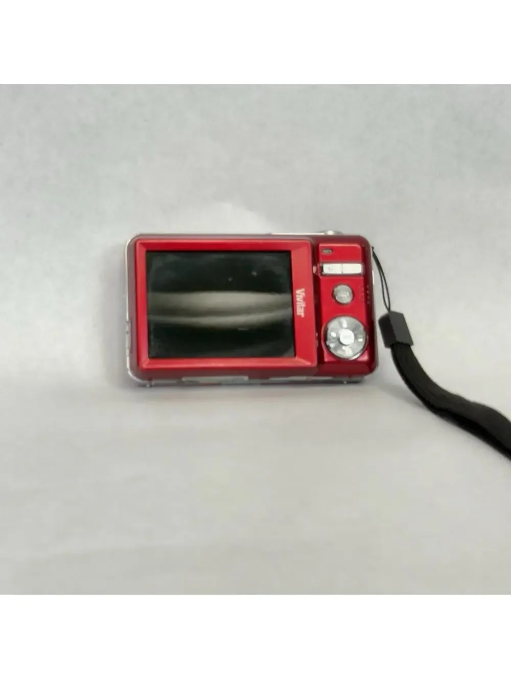 Vivitar ViviCam T027 - 12.0MP 4x Zoom - Digital Camera - Red - For Parts